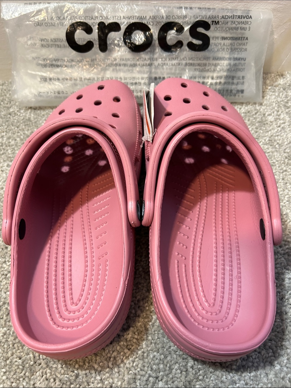 Women’s Crocs Classic Clog in Pink Lemonade - Picture 6 of 8